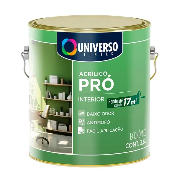 Tinta Acrilico Pro Areia Galao 3,6 Litros Universo