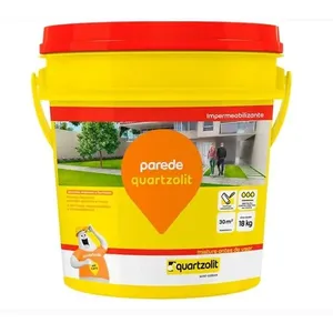 Impermeabilizante para Parede Weber Quartzolit Branco 18kg Impermeabilizante para parede 18kg Quartzolit