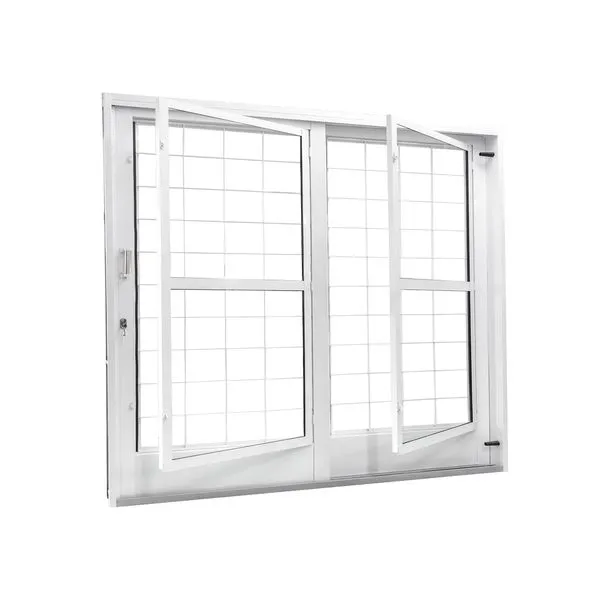 Porta Aço Mista Bascular Vidro Liso Direita 83X215X12 Unicsol Branco Ramassol