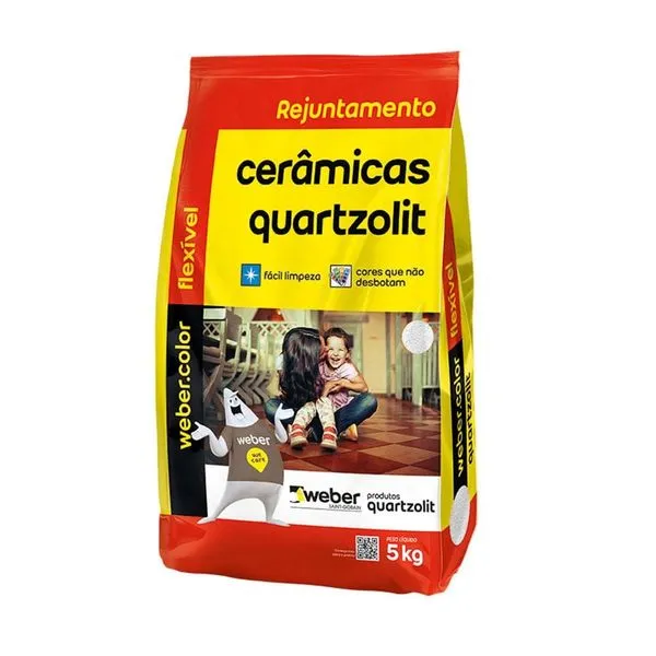 Rejunte Cerâmicas Cinza Ártico 5KG Quartzolit