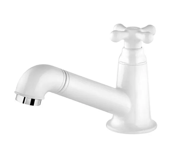 Torneira De Mesa Para Banheiro Maruja Branco Viqua