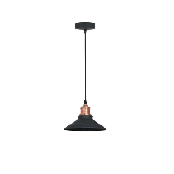 Pendente de metal cabo ajustável de 150cm preto Quality