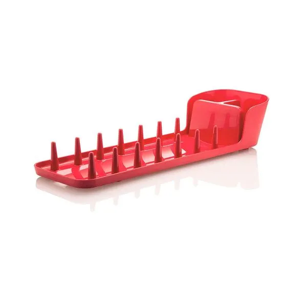 Escorredor de pratos Prático vermelho OU
