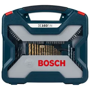 Jogo de Ferramentas 103 unidades em Poliamida e Aço X-Line Bosch.