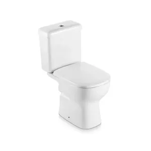 Kit Vaso Sanitário com Caixa Acoplada Etna Icasa Saída Horizontal Branco com Assento Soft Close Kit Acoplado Saída Horizontal, Bacia Com Caixa E Acessórios De Instalação Etna Branco Icasa