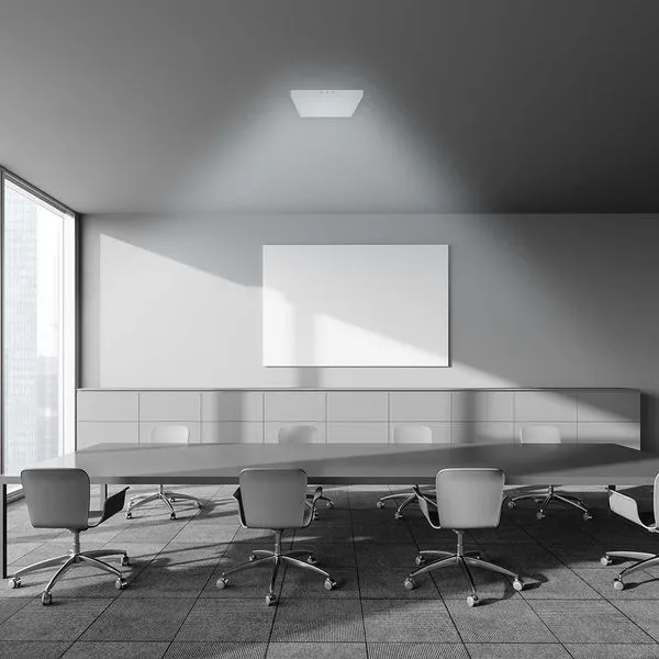 Painel Led Tech Slim 24W Sobrepor Aluminio Quadrado 283Mm Bivolt 6500K Branco