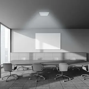 Painel Led Tech Slim 24W Sobrepor Aluminio Quadrado 283Mm Bivolt 6500K Branco