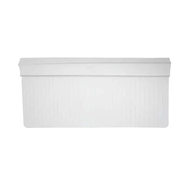 Protetor de pia com ventosa de 100cm PVC branco e transparente Secalux