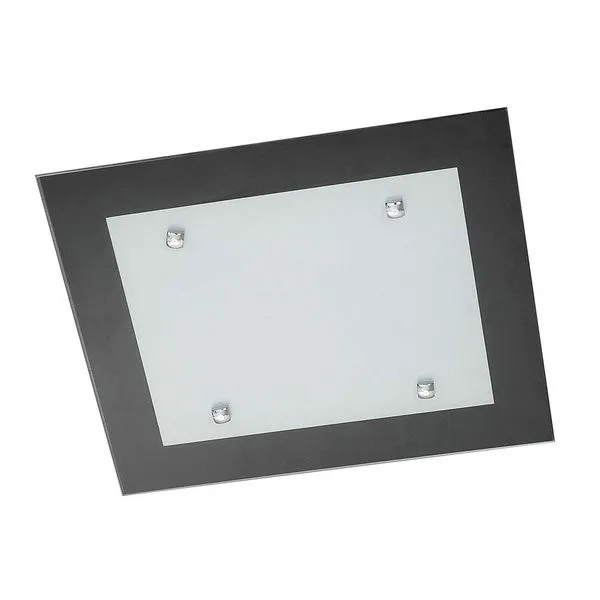 Plafon retangular para lâmpada E27 Plano pequeno 100W branco Pantoja
