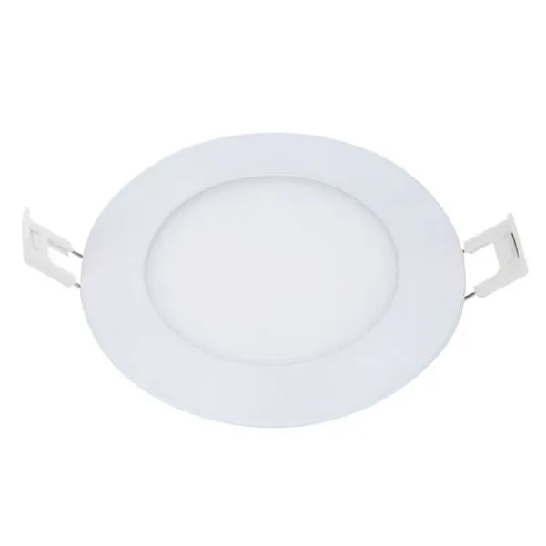 Painel LED de Embutir Pop Redondo Luz Branca Bivolt Avant Painel de LED Pop Embutir 6W 12cm 360 Lúmens Luz Branca