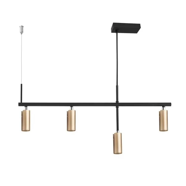 Pendente Spot Foco 4 Luzes MR11 Gold Bivolt LLumm Bronzearte