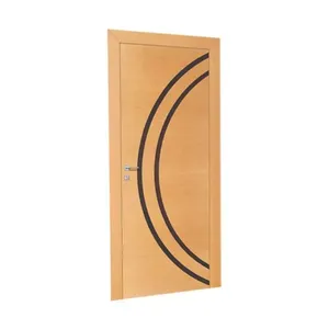 Folha de porta decorada frisada Concept 11 210x72cm mogno Randa