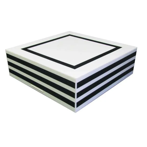Plafon quadrado para 2 lâmpadas E27 Valencia 26x26cm preto Tualux
