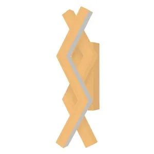 Arandela Way Led 14W 3K 300X85X79Mm Bivolt Dourado Perfiline Bronzearte