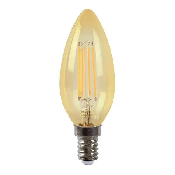Lampada Led Filamento C35 Ambar 3W Black Decker