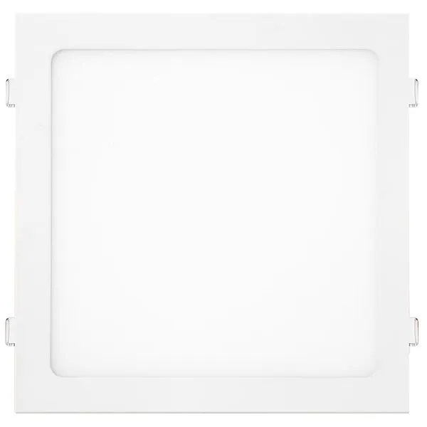 Painel LED de Embutir Quadrado Slim Luz Branca Bivolt Kian Painel de LED Embutir Slim 24W 29,3x29,3cm 1600 Lúmens Luz Branca