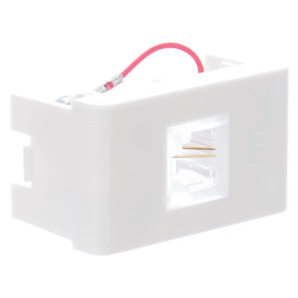 Módulo Tomada Rj11 2 Fios Branco Lunare Schneider