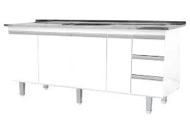 Gabinete New Siena p/ Pia 2,00m Branco Bonatto