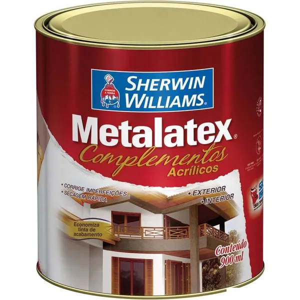 Massa acrílica Metalatex 900 ml branco Sherwin Williams