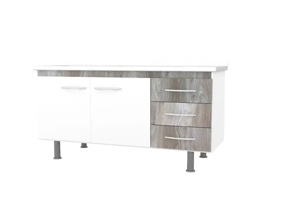 Gabinete Sonic p/ Pia 143x60x53cm Carvalho Bonatto