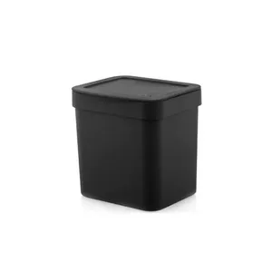 Lixeira trium 2,5 litros, preto - Ou