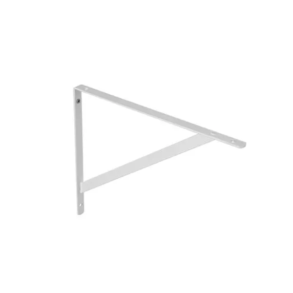 Suporte para prateleira mão francesa 25cm branco Prat-K