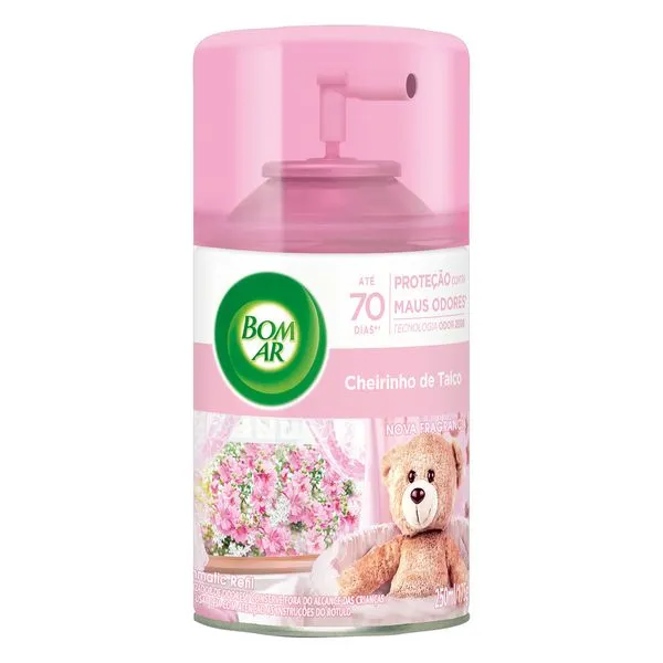 Bom Ar Freshmatic Cheirinho de Talco Refil 250ml
