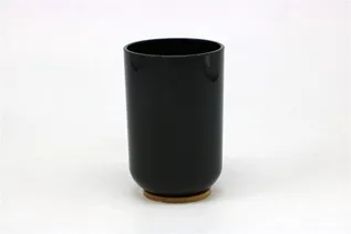 Porta Escova Plastic Bambu Preto Coisas Coisinhas