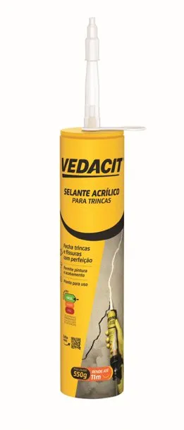 Selante Para Trincas Bisnaga 550g Vedacit