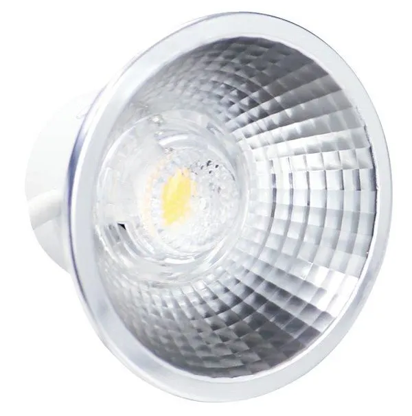 Luminária Led Kian Ar70 Bivolt Alt: 4,8cm Comp.: 7cm Larg: 7cm 7w 2700k Amarela.