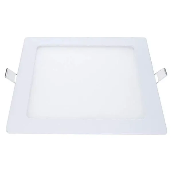 Painel LED de Embutir Pop Quadrado Luz Branca Bivolt Avant Painel de LED Pop Embutir 12W 17x17cm 720 Lúmens Luz Branca
