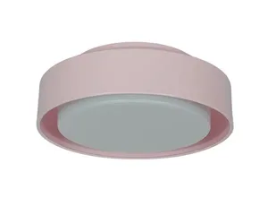 Plafon Sobrepor Para 3 Lâmpadas E27 Branco E Cobre Dubai Tualux