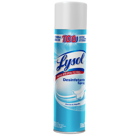 Desinfetante Spray Pureza do algodão 360ml Lysol