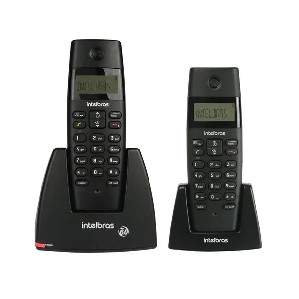 Telefone Sem Fio Digital TS 40 C Preto Intelbras