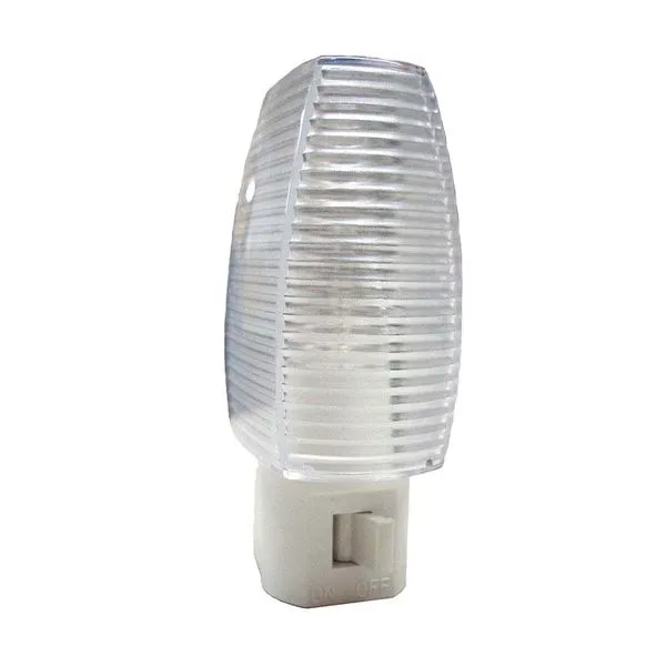 Luz noturna manual 127V para lâmpada incandescente DNI 6186 branco Key West