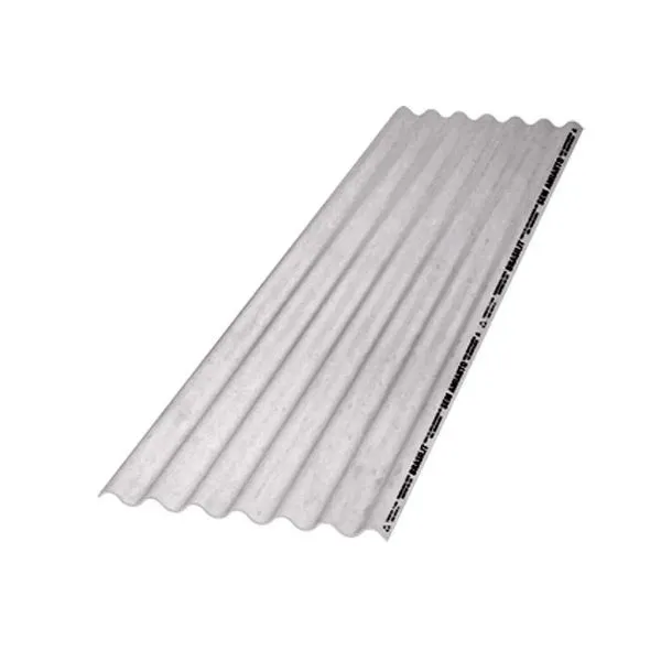 Telha ondulada de fibrocimento 213x50,6cm 4mm Fibrotex cinza Brasilit