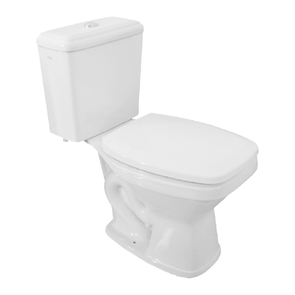 Kit Vaso Sanitário com Caixa Acoplada Prímula Branco Fiori