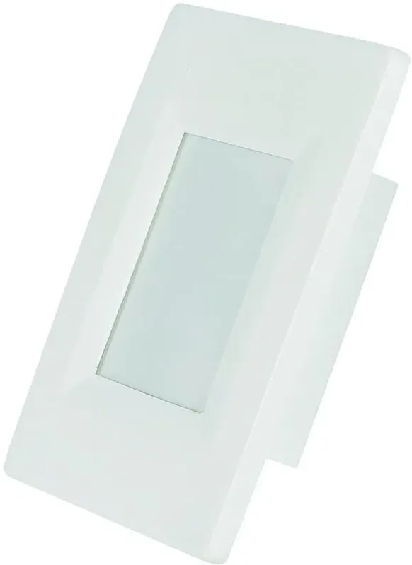 Poste Balizador Litten Blumenau Parede 2W 3000K Branco Bivolt
