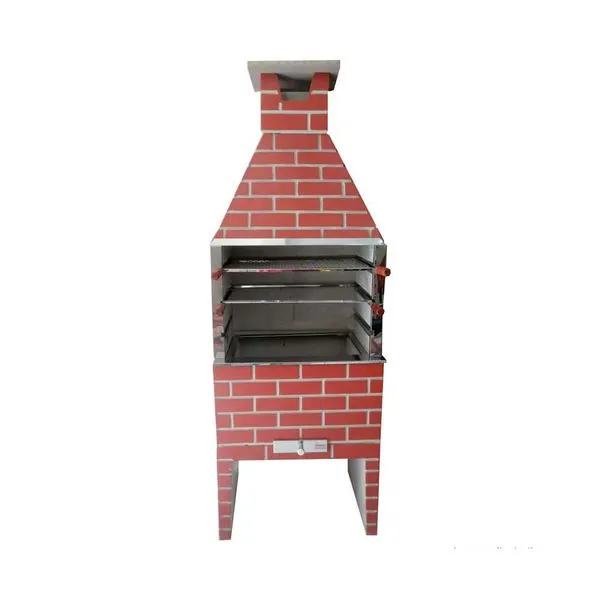 Churrasqueira imita Tijolinho 65cm pintada Begnami
