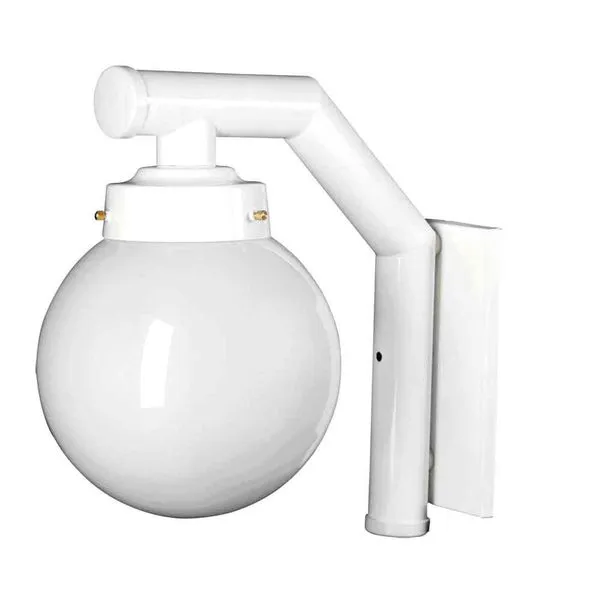 Arandela Vênus com vidro 1 lâmpada 210 20W branca Ideal