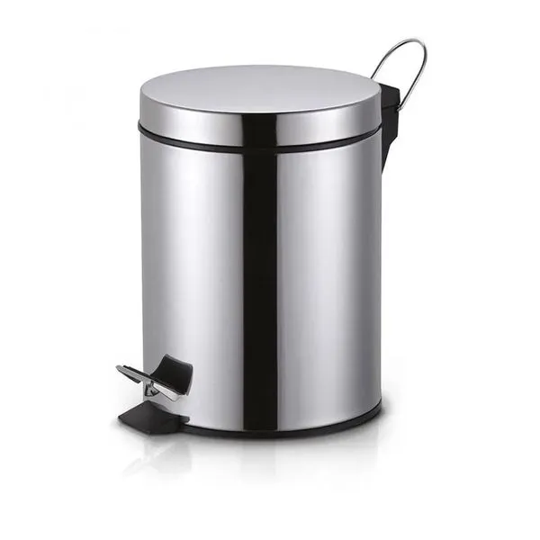 Lixeira de Inox com Pedal 5 Litros Coisas e Coisinhas
