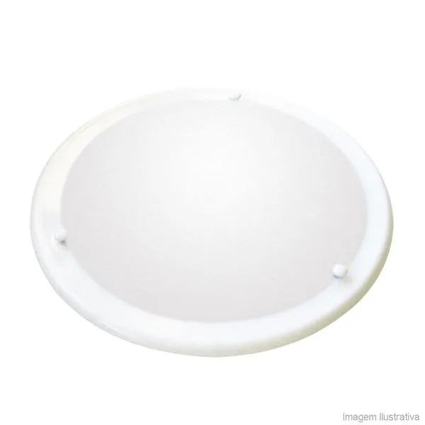 Plafon para 2 lâmpadas E27 Aro Itália 30cm branco Home Line