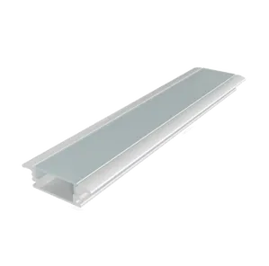 Perfil Embutir De Aluminio Branco Way Sem Fita Led 1 Metro Bronzearte