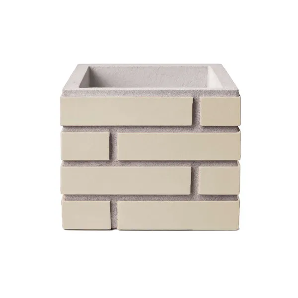 Duto Concreto Atacadão Lazer 30x30x25cm Tijolinho Areia