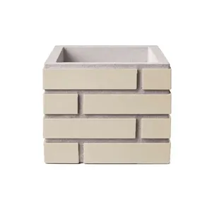 Duto Concreto Atacadão Lazer 30x30x25cm Tijolinho Areia