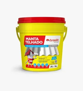 Impermeabilizante Manta Líquida Telhado 18L Brasilit