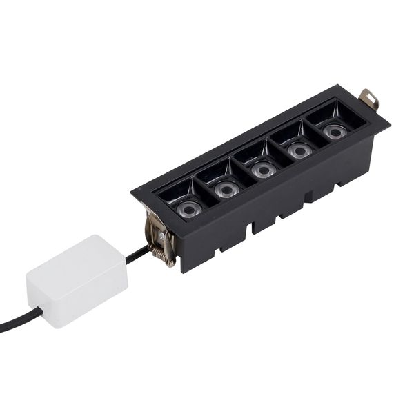 Spot Focco Antiofuscante Ângulo 24 Preto 4000K 10W Gaya