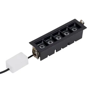 Spot Focco Antiofuscante Ângulo 24 Preto 4000K 10W Gaya