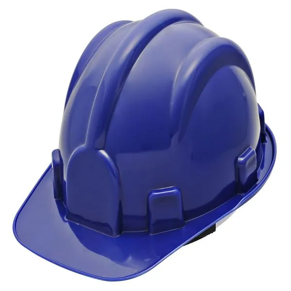 Capacete Classe B Para Uso Na Indústria Com Carneira Ajustável Azul EPI Delta Plus