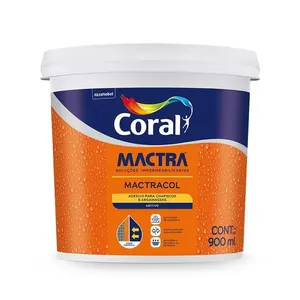Adesivo Para Argamassa e Chapisco Mactracol 0,9L Coral Mactra